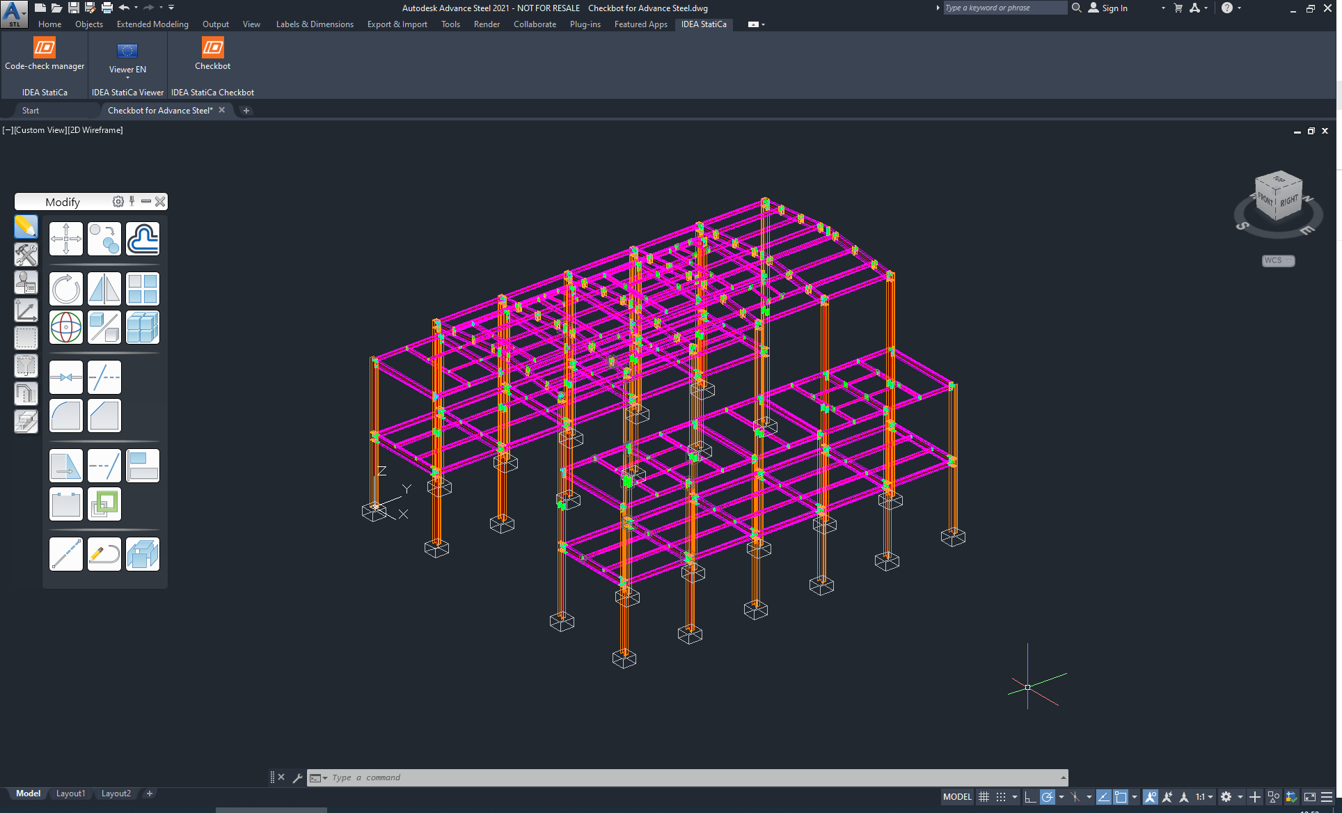 Checkbot for Autodesk Advance Steel